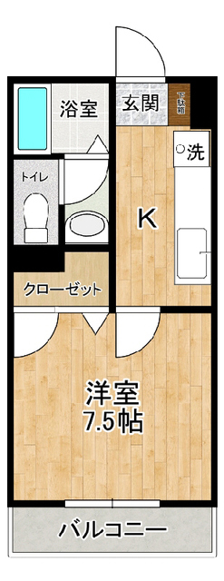 イーストサイドミネ３の間取り