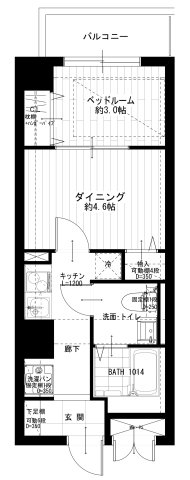 ライオンズマンション平沼第6の間取り