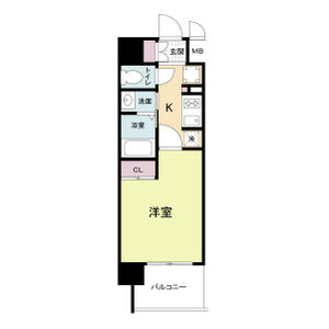 大阪市平野区平野西のマンションの間取り