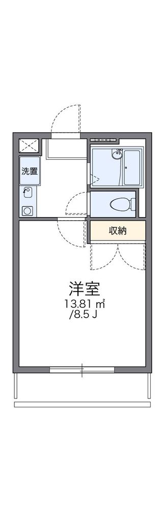 太田市亀岡町のマンションの間取り