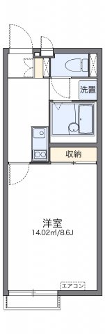 高松市太田上町のアパートの間取り