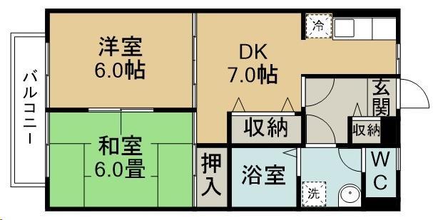 アルファ壱番館の間取り