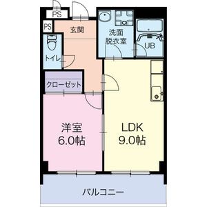 【掛川市下垂木のマンションの間取り】