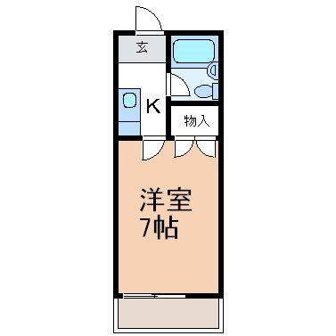 コーポ市川の間取り