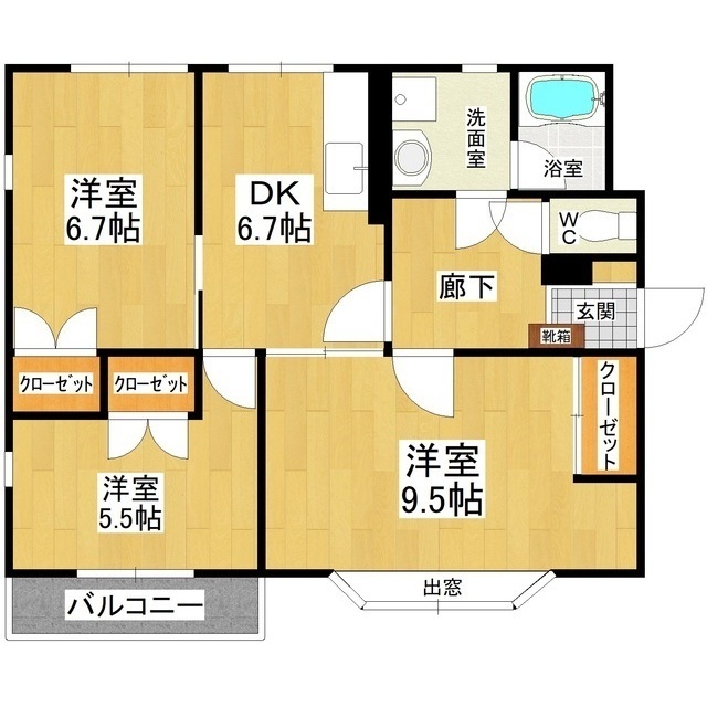 稲敷郡阿見町うずら野のアパートの間取り