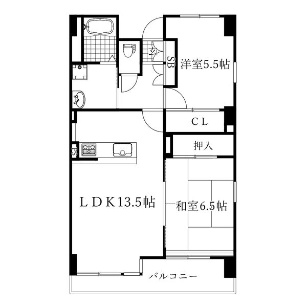 C・Y・WEST205の間取り