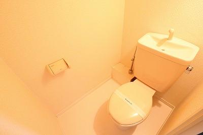 トイレ　物件同タイプの写真です。家電家具無しの部屋となります。