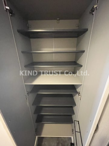 収納　十分な収納スペースがあります