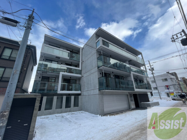 建物外観　札幌市白石区東札幌三条「クラウド東札幌」