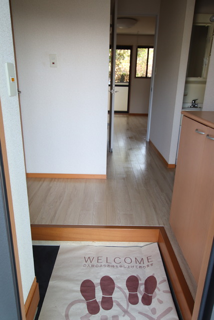 玄関　玄関からの眺め
