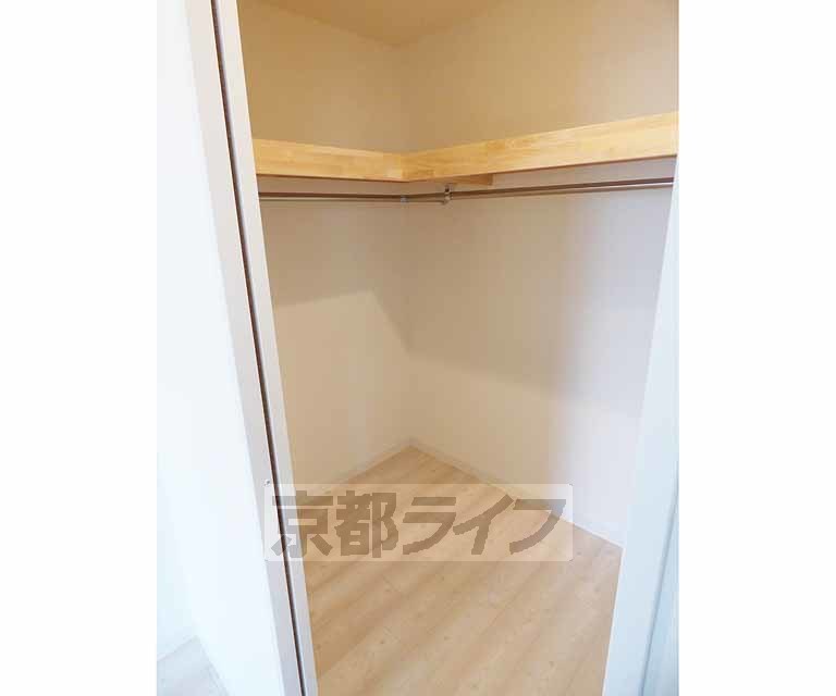 収納　ウォークインクローゼットです。