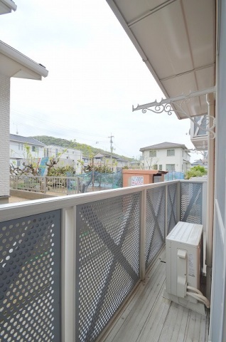 バルコニー　広々使えるバルコニー
