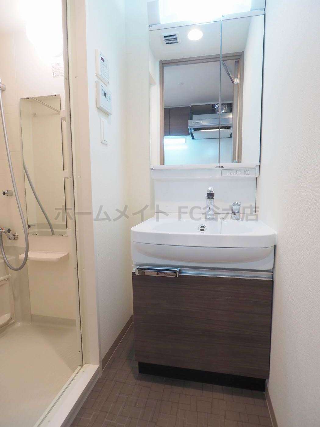 洗面設備　プレサンス玉造駅前