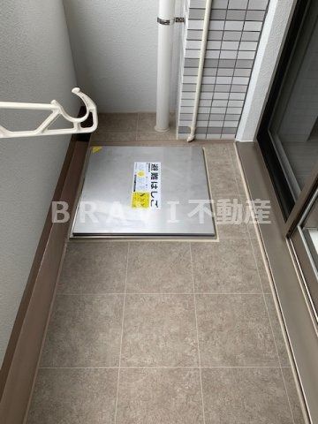 バルコニー　【プランドール北浜】広々としたバルコニーです