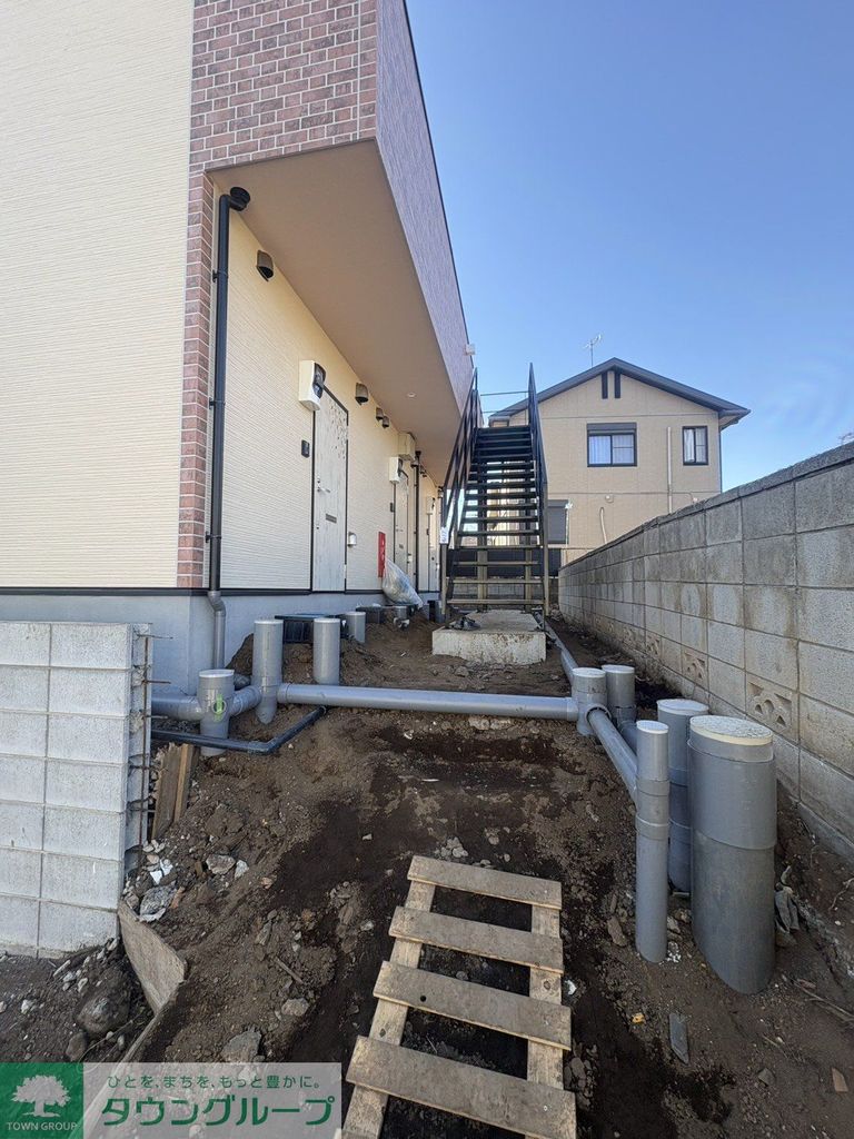 ロビー　建築中