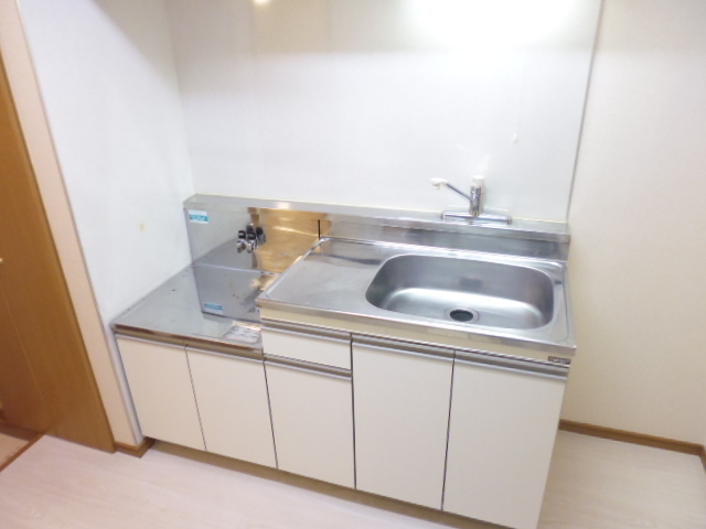 キッチン　キッチンスペース！２口ガスコンロ設置可