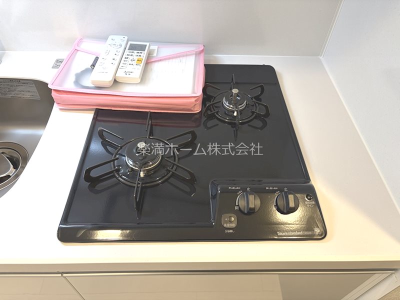 その他　2口ガスシステムキッチン♪