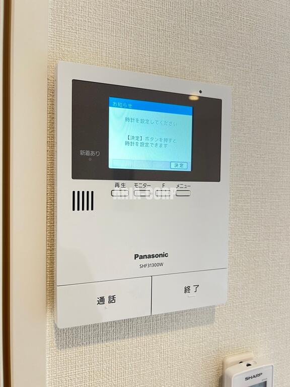 セキュリティ　安心のTV付きモニターホン標準装備♪