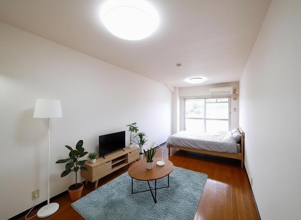 居室・リビング　CGで家具等を配置したもので家具等は含まれません