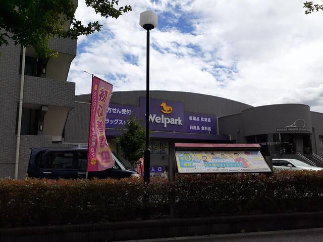 ドラックストア　ウェルパーク（ドラッグストア）まで411m