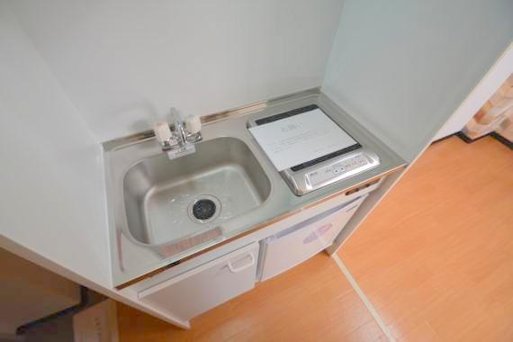 キッチン　ＩＨコンロなのでお掃除らくらく