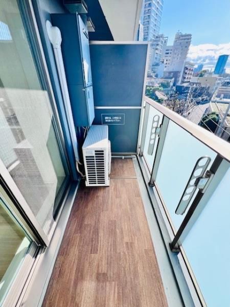 バルコニー　落ち着いた時間を過ごせるバルコニーです