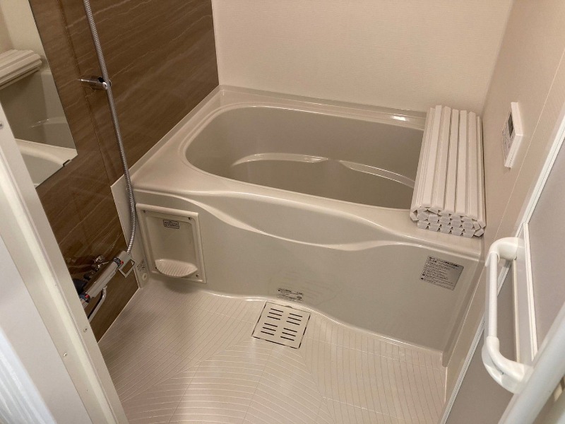 バス・シャワールーム　１日の疲れはこちらでどうぞ。