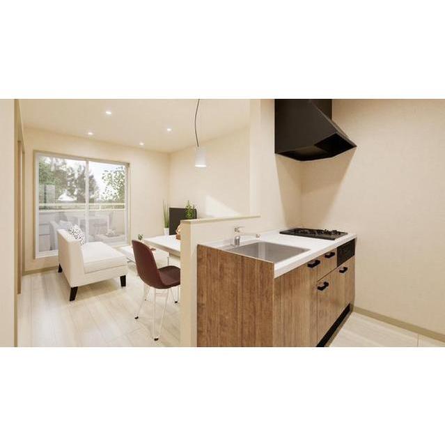 居室・リビング　建築中　イメージです