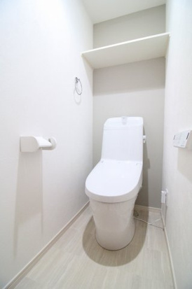 トイレ　ゆったりとした空間のトイレです