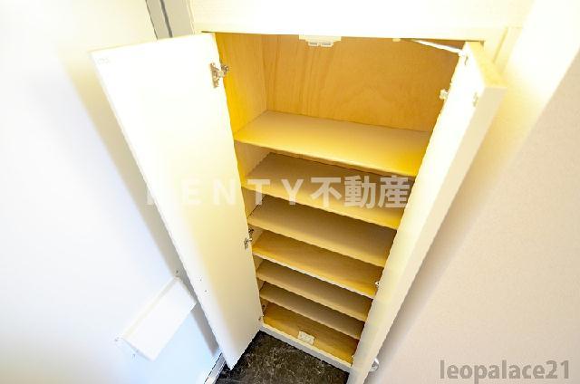 収納　たっぷりとした収納スペースです