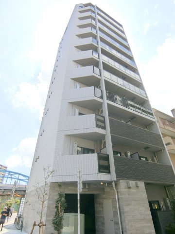 建物外観　2022年8月築　RC鉄筋コンクリート造地上11階建て1K~