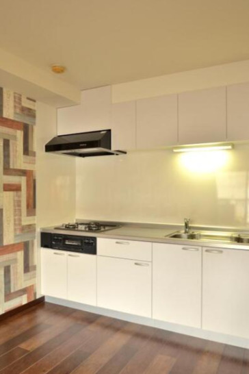 キッチン　広い洗面スペース