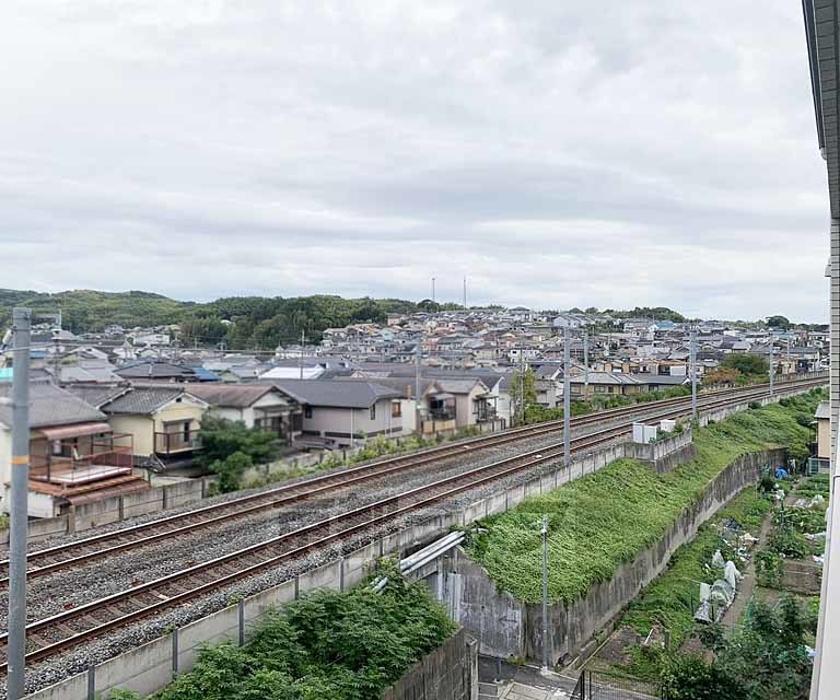 眺望　・４０５号室からの眺望です