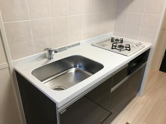 キッチン　2口ガスコンロ