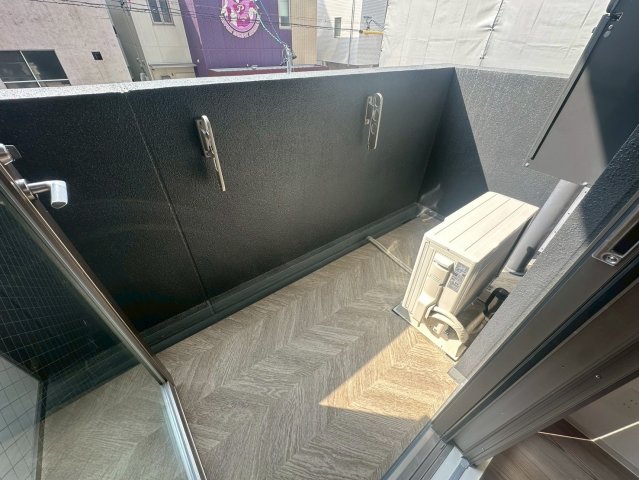 バルコニー　2階からの眺望