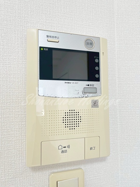 セキュリティ　モニタ付きインターホンで安心♪