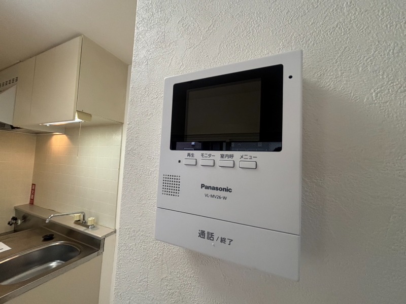セキュリティ　モニター付きインターホン