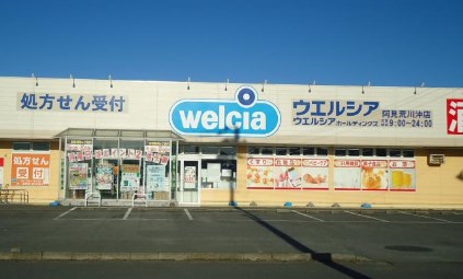ドラックストア　ウエルシア阿見荒川沖店（ドラッグストア）まで266m