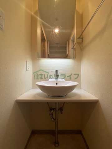洗面設備　※参考写真です。同じ間取りの別部屋になります。