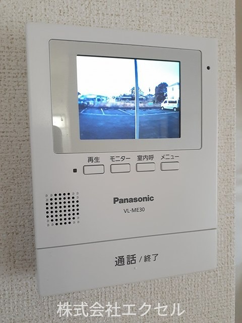 セキュリティ　モニター付きインターホンです。
