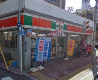 コンビニ　サンクス台東松が谷店（コンビニ）まで78m