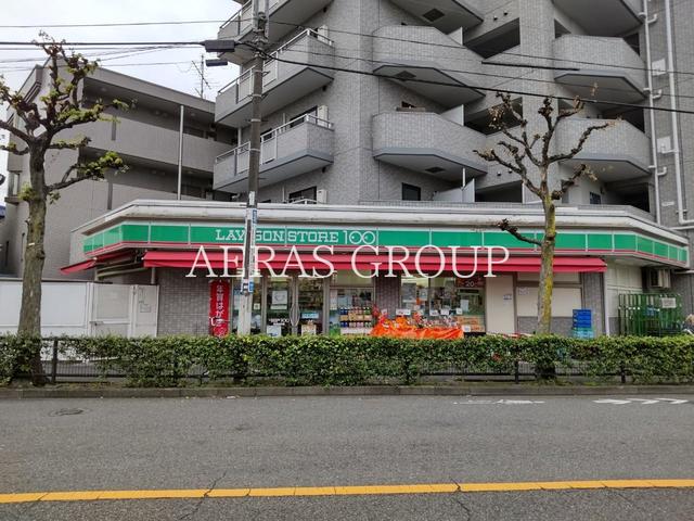 コンビニ　ローソンストア100目黒本町店（コンビニ）まで377m