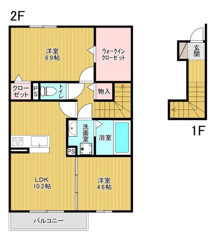 Dーroom天が岡の間取り写真
