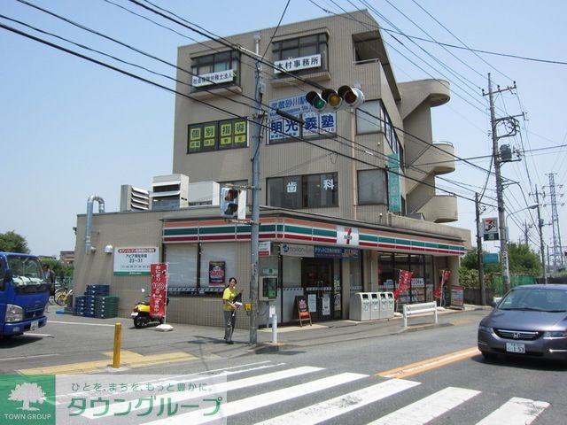 コンビニ　セブンイレブン立川武蔵砂川駅前店（コンビニ）まで340m