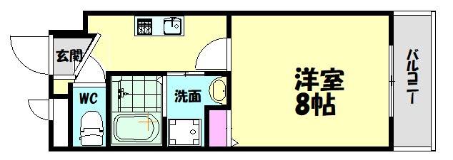 鳳TKハイツ2号館の間取り写真