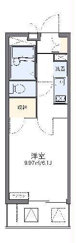 レオパレスハピネスオリーブの間取り写真