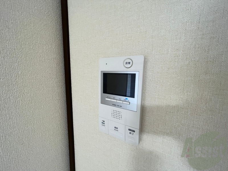セキュリティ　インターホンは通話ができるので急な訪問があっても安心です。