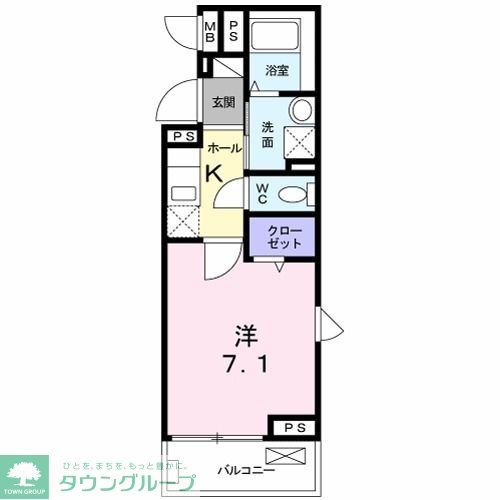 東急池上線 洗足池駅 徒歩5分 4階建 築9年の間取り写真