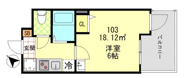 ロワール鶴見花月園前の間取り写真
