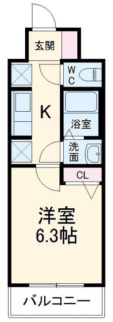 セントランド所沢の間取り写真